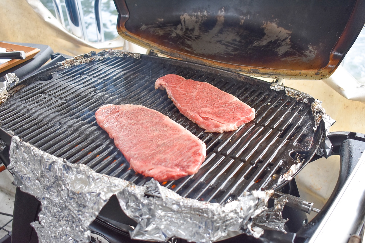 宮崎牛　出張BBQメニュー　船上