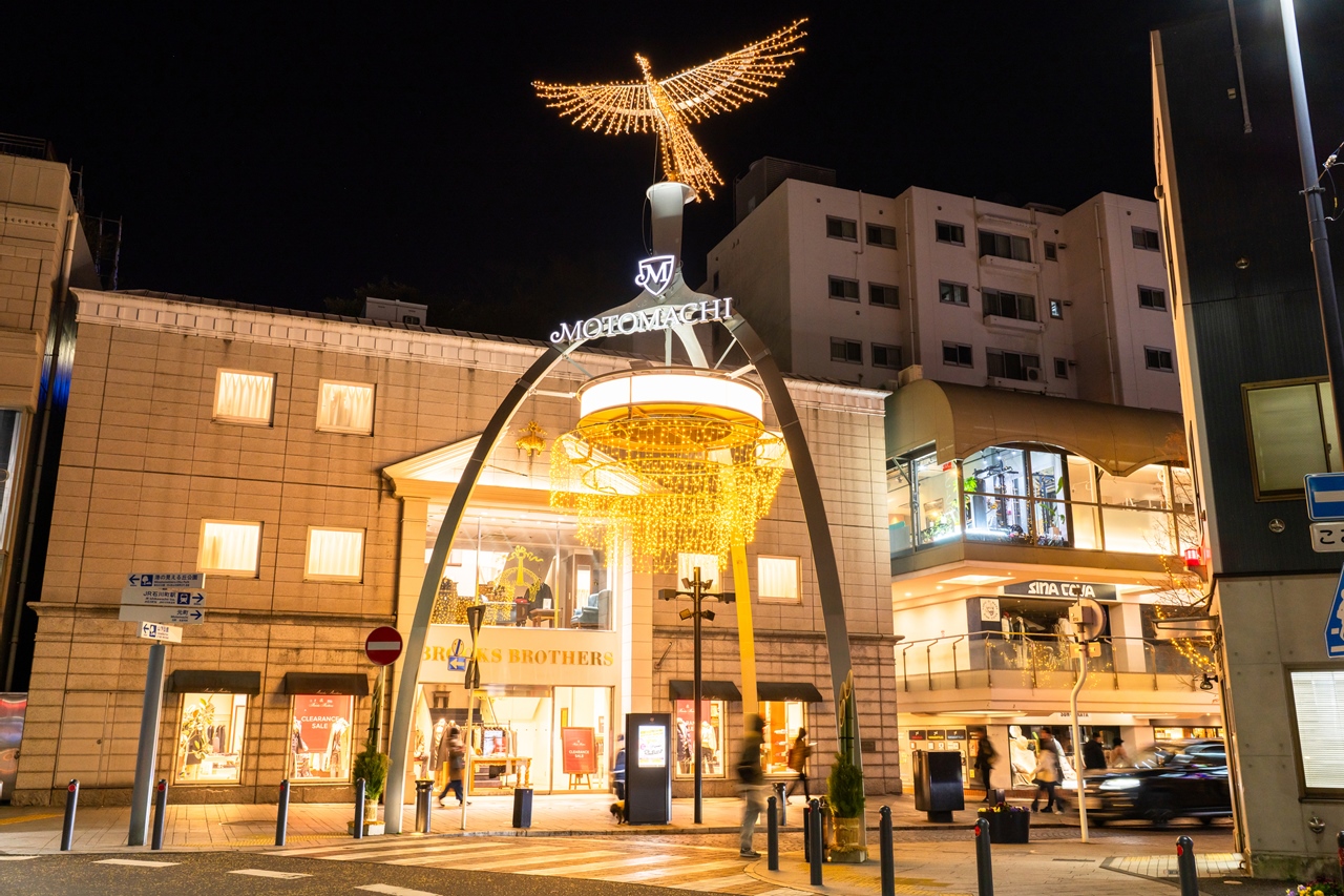 《神奈川県》横浜元町ショッピングストリートのエントランス