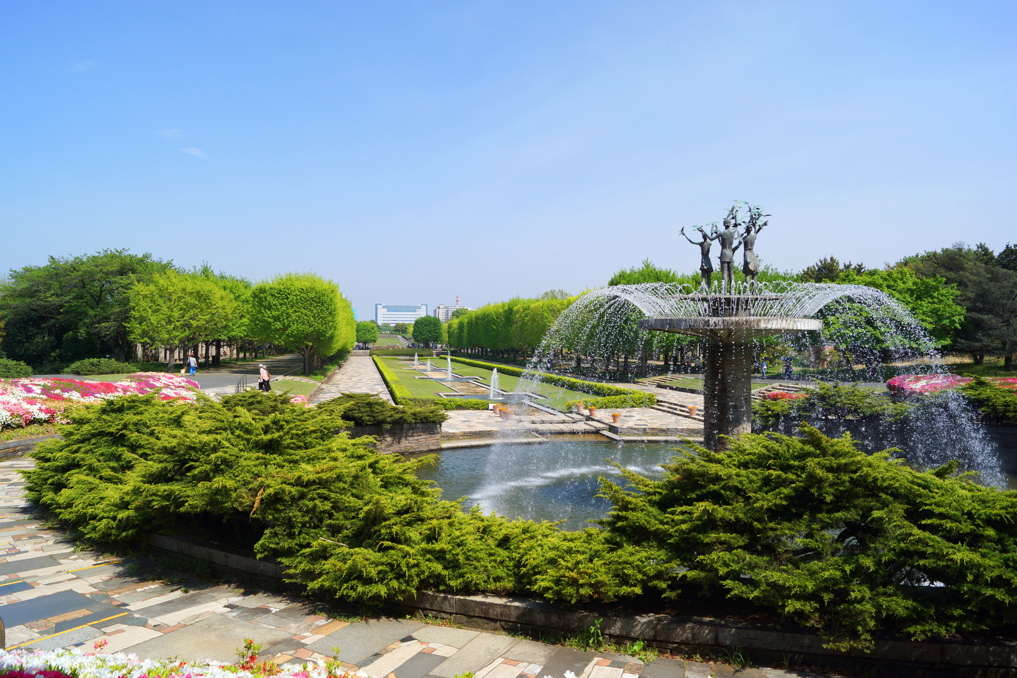 昭和記念公園の噴水