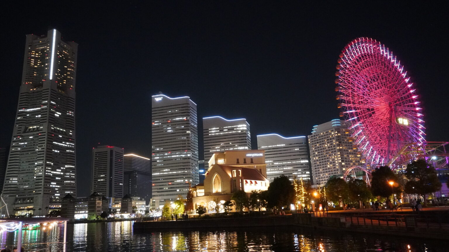 みなとみらいの夜景